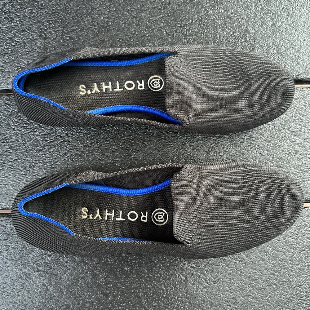 Rothy’s black loafers